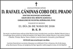 Rafael Cánovas Cobo del Prado